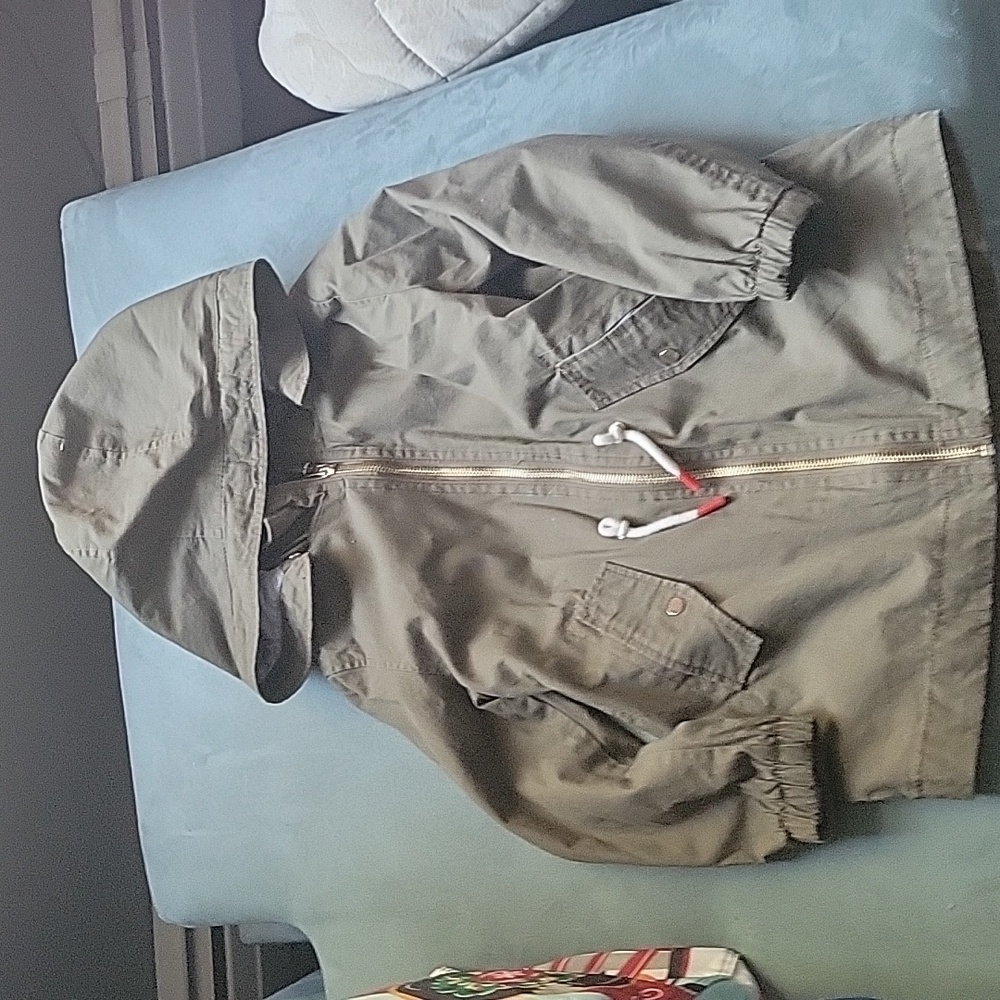 EUC H&M Lined Cotton Twill Coat